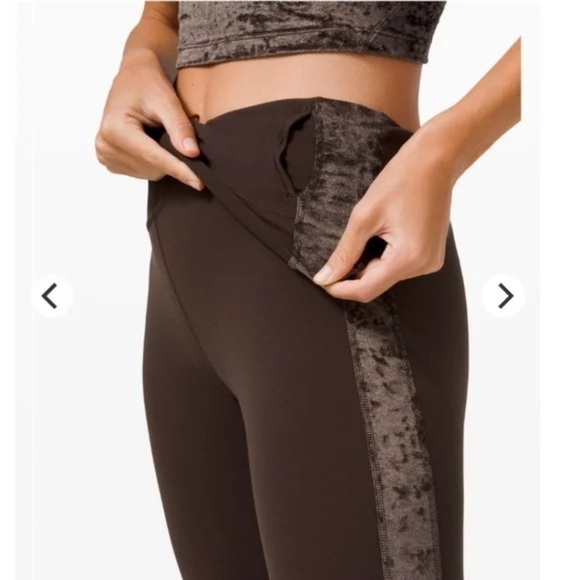 Lululemon Align Super High-Rise Pant 28" *Crushed Velvet French Press 45486 - Picture 3 of 15